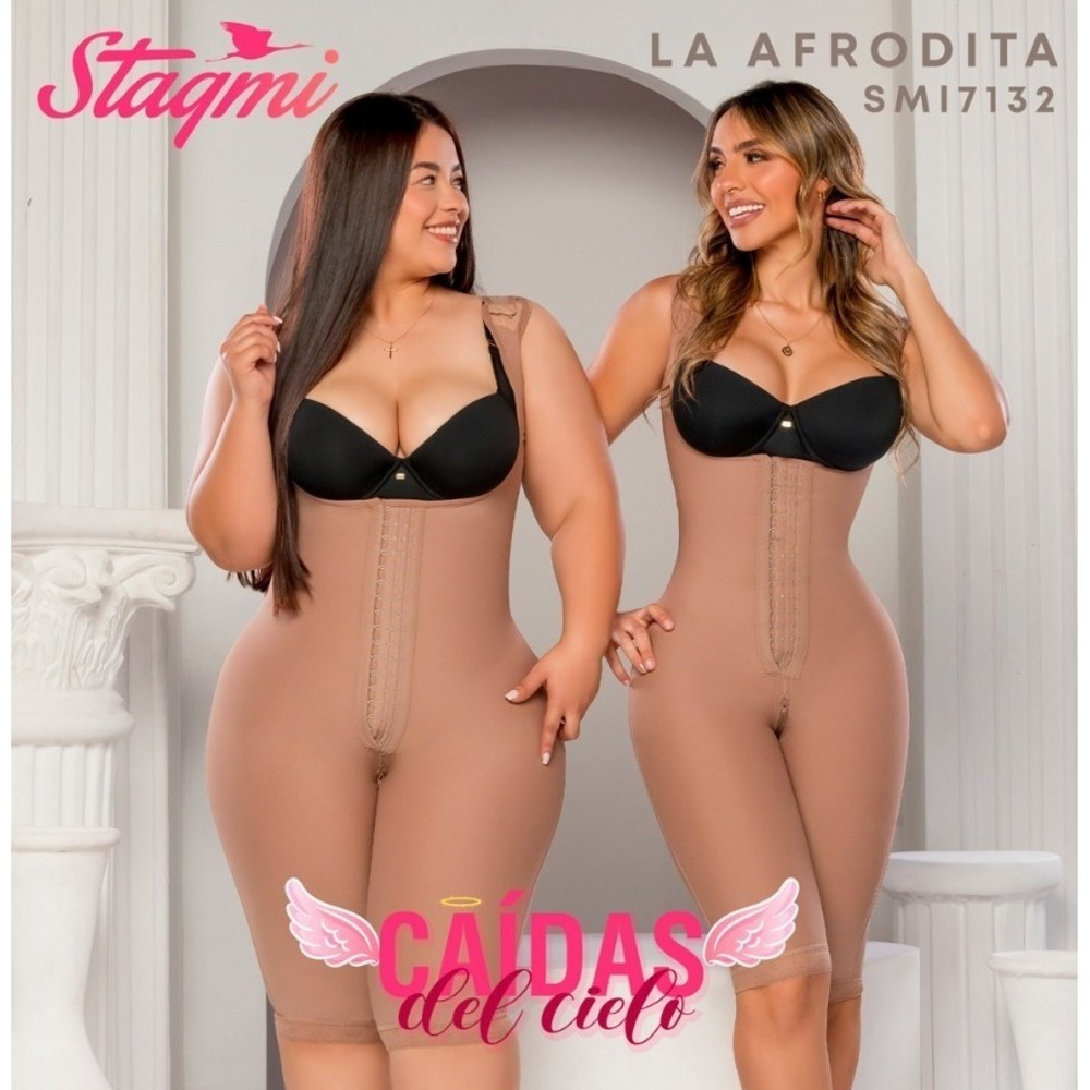 Stagmi Fajas Afrodita Faja Set SMI7132 Long Girdle Shaper Shapewear Large!